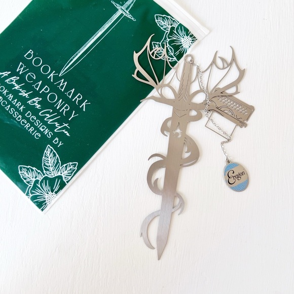 Bookish Box Other - Eragon Silver Sword Bookmark Bookish Box Weaponry